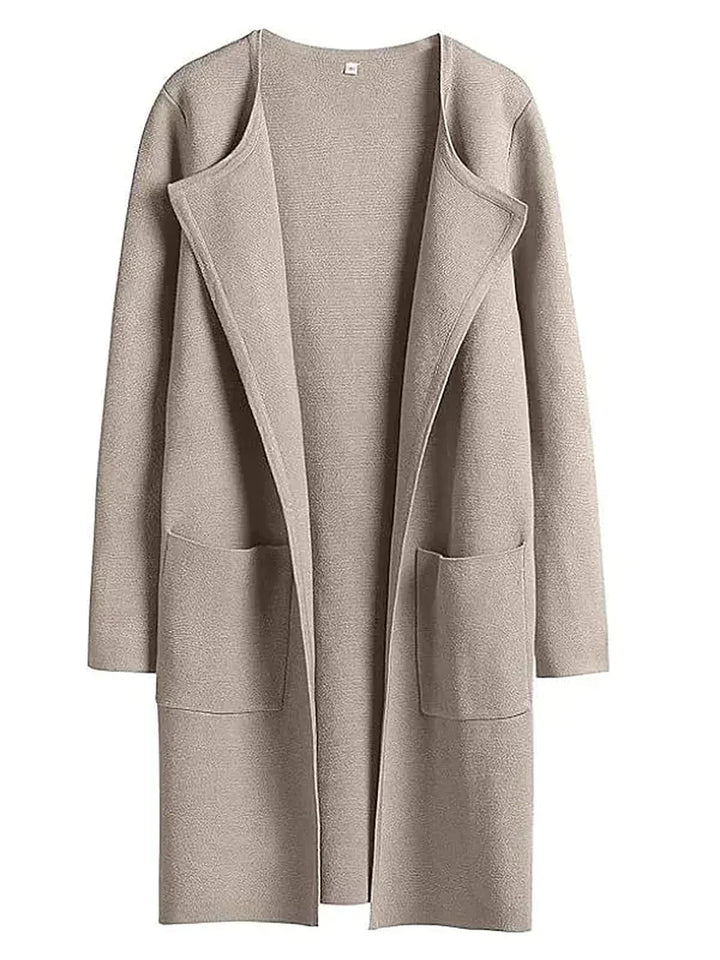 Stylish Ladies' Cardigan - Djamila-Brown-S (4-6)-Nora Luxe