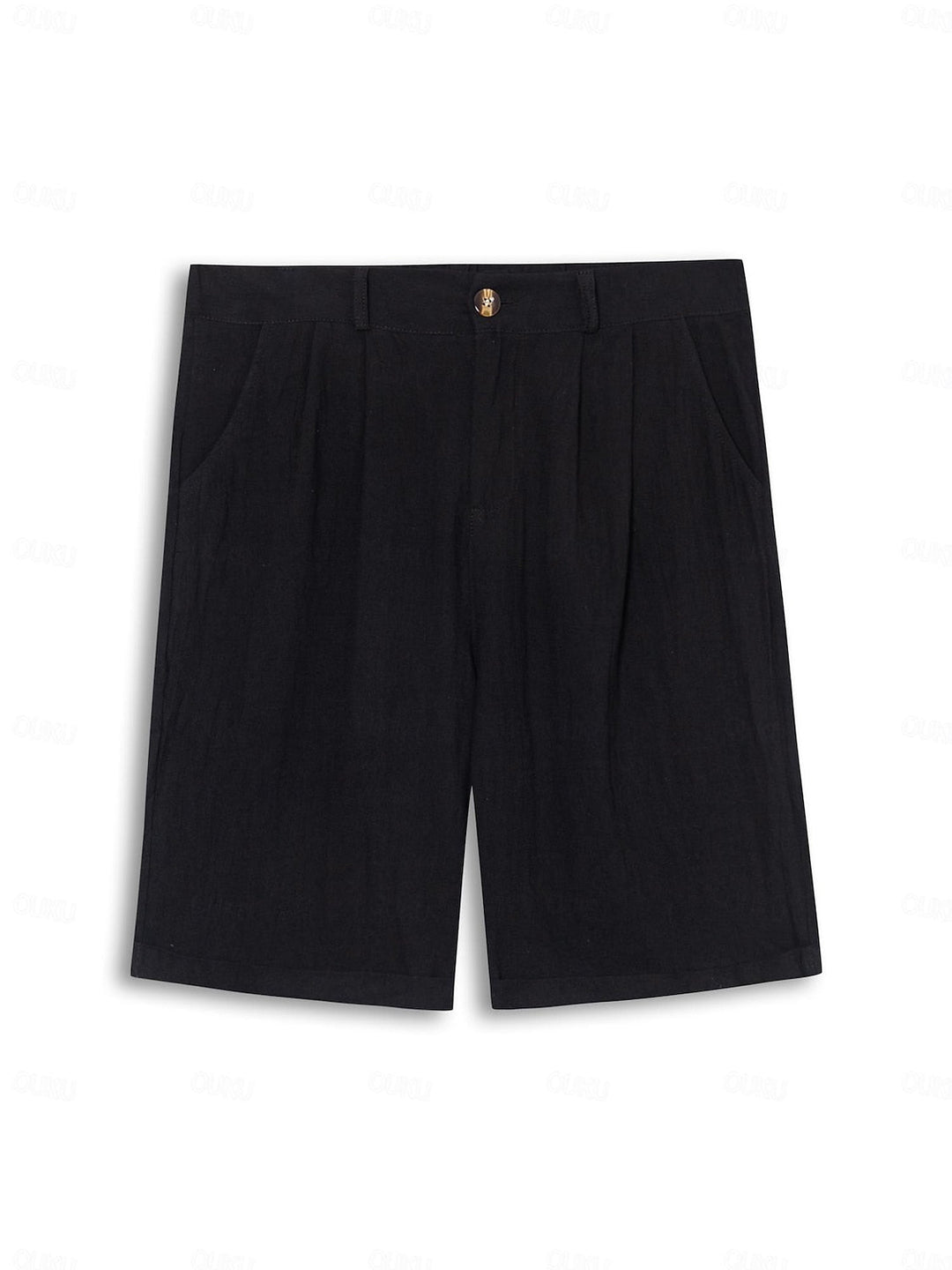 Stylish Linen-Cotton Men's Shorts – Milan-White-S-State of Style