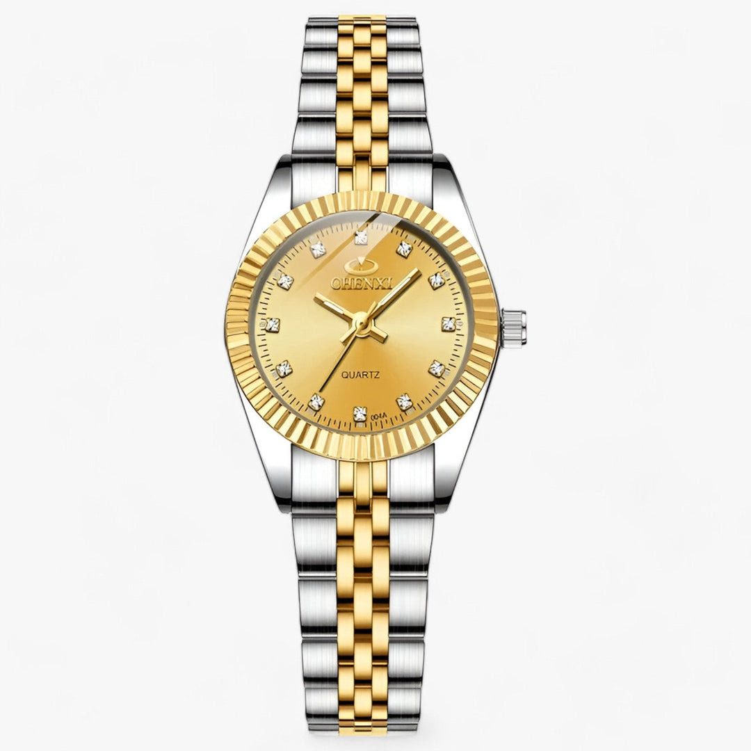 Stylish Luxury Watch - Marcel-004C Gold-Nora Luxe