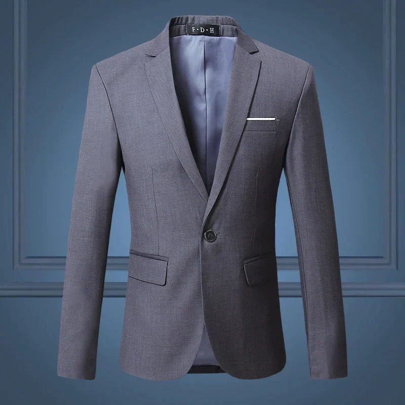 Stylish Men's Blazer - Victor-Gray-S-Nora Luxe