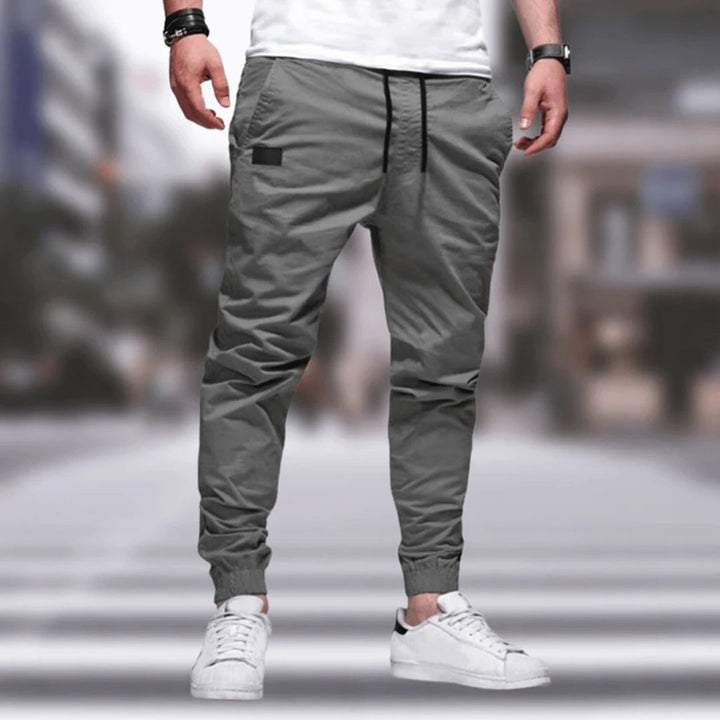 Stylish Men's Cargo Trousers - Ragnar-Gray-M-Nora Luxe