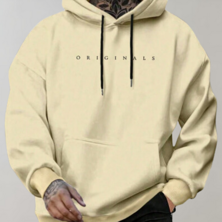 Stylish Men's Hoodie - Noah-Yellow-S-Nora Luxe