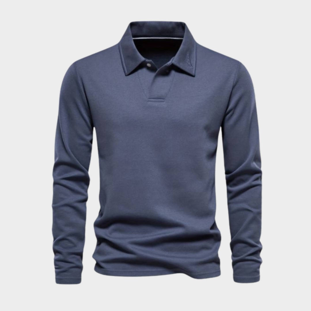 Stylish Men's Pullover – Matteo-Blue-S-The Livary