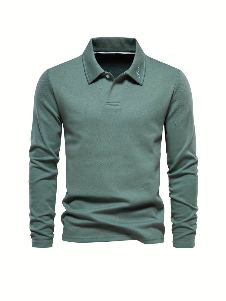 Stylish Men's Pullover – Matteo-Green-S-The Livary