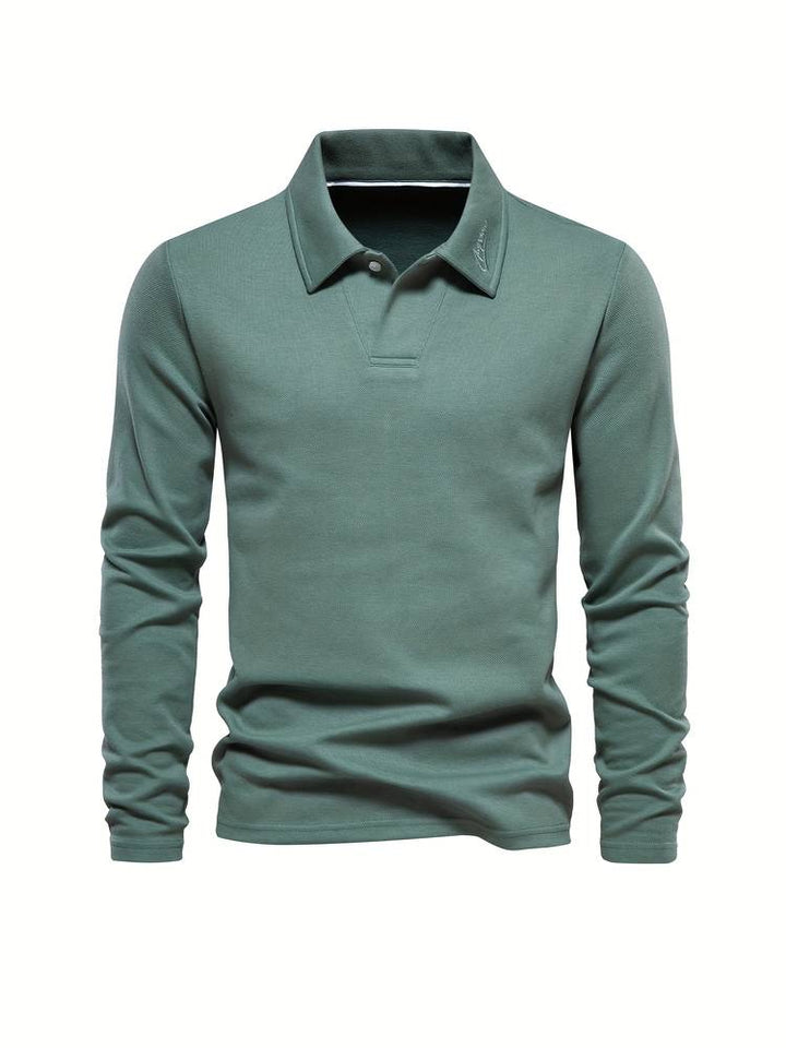 Stylish Men's Pullover – Matteo-Green-S-The Livary