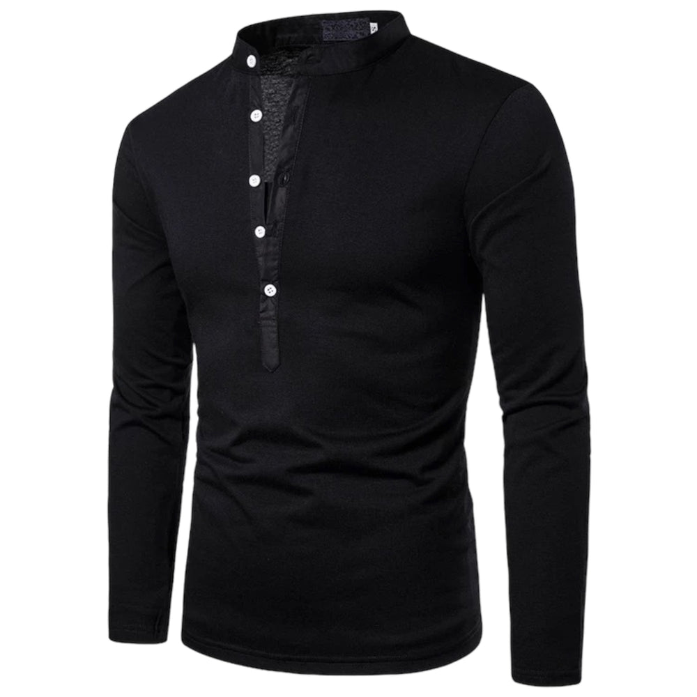 Stylish Men's Sweater - Arashi-Black-S-Nora Luxe