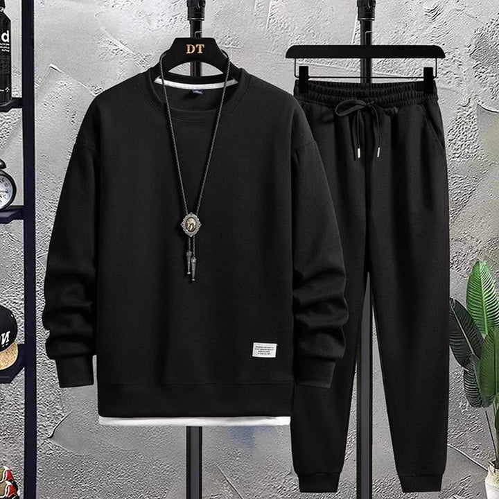 Stylish Men's Tracksuit - Mason-Black-M-Nora Luxe