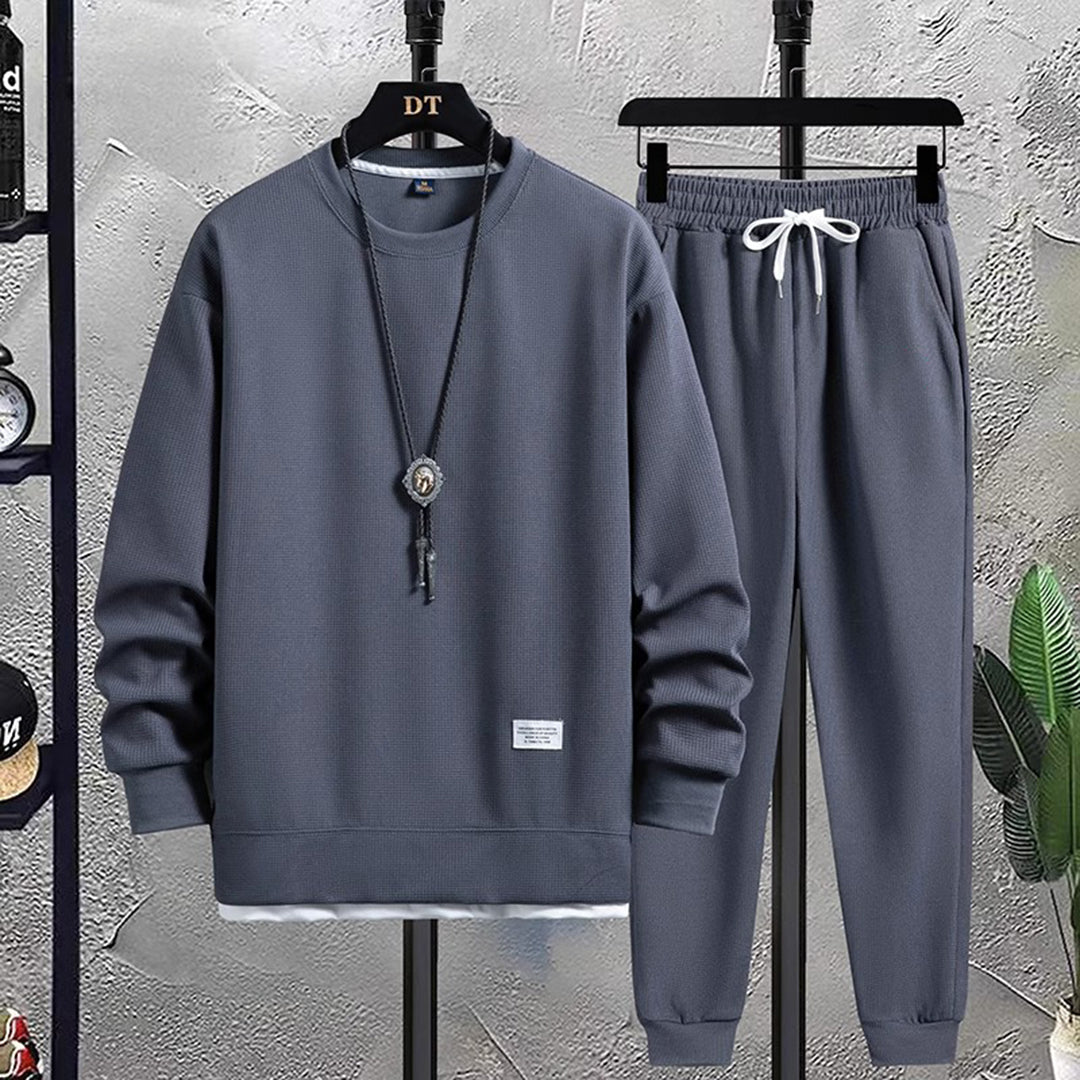 Stylish Men's Tracksuit - Mason-Blue-M-Nora Luxe