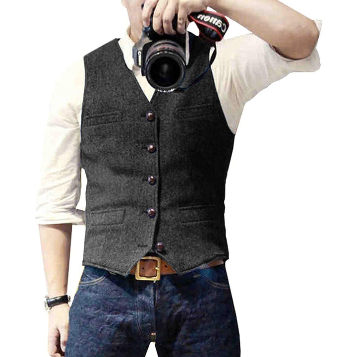 Stylish Men's Vest - Victor-Black-XS-Nora Luxe