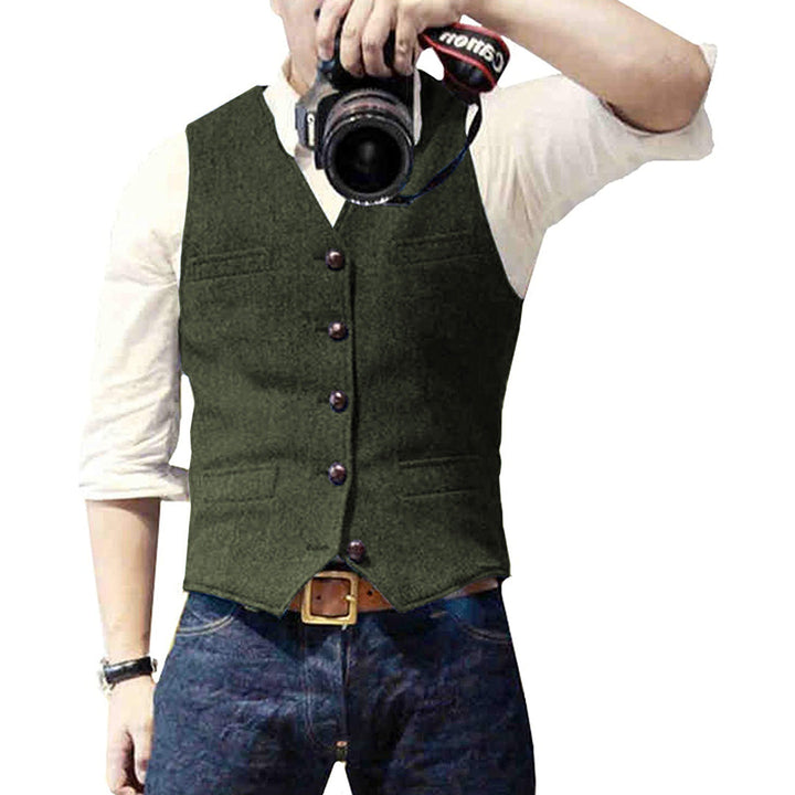 Stylish Men's Vest - Victor-Green-XS-Nora Luxe