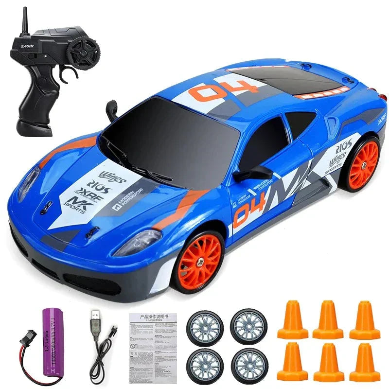 Stylish Mini Drifter for Exciting Adventures - SwiftDrift-Ferrari 360 Modena Blue-Nora Luxe