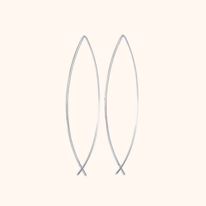 Stylish Minimalist Earrings - Lina-Silver-Nora Luxe