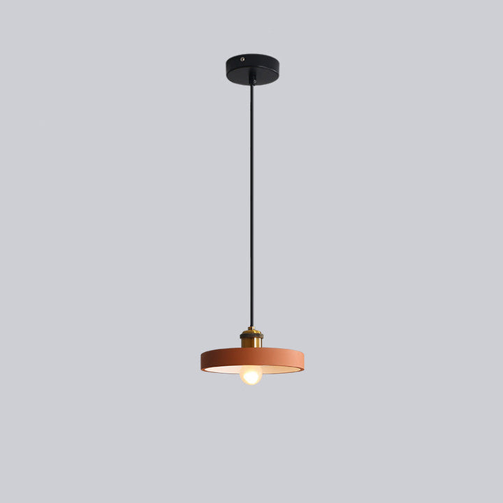 Stylish Morandi Design LED Pendant Light - MoraGlow-D-Orange-Nora Luxe