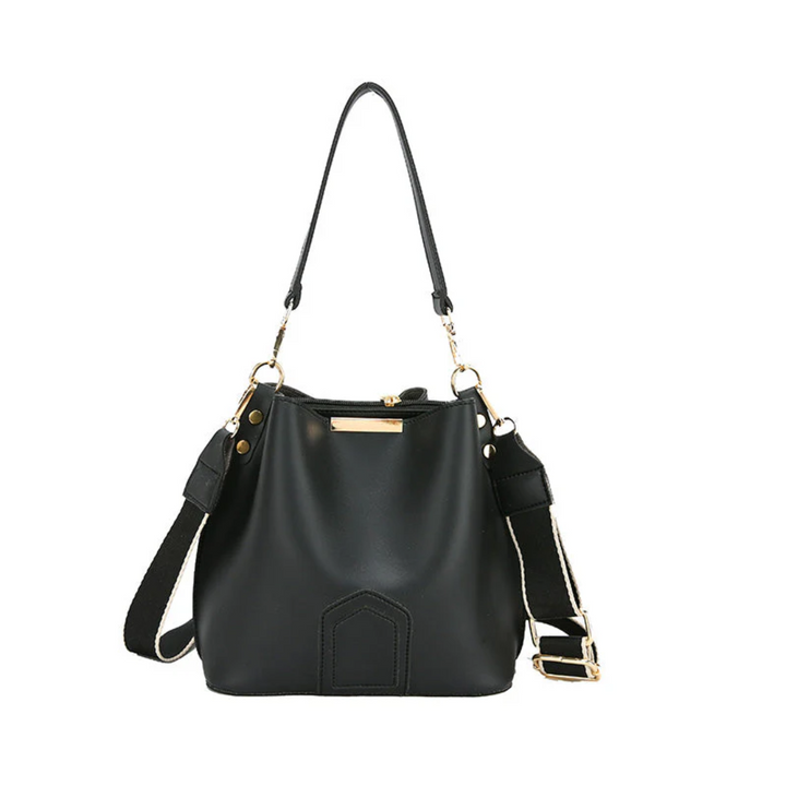 Stylish Premium Leather Shoulder Bag - BellaViva-Khaki-Nora Luxe