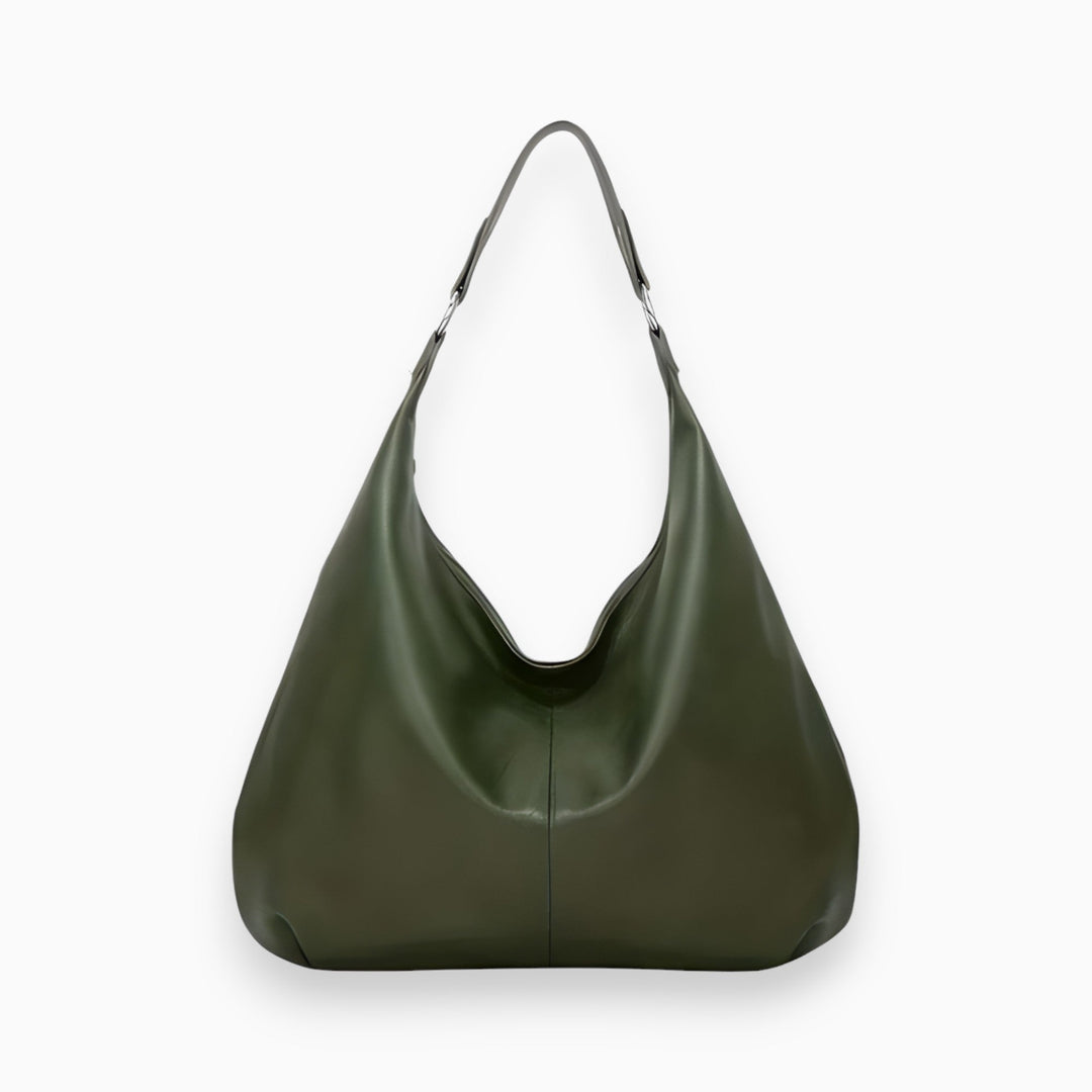 Stylish PU Leather Handbag - Bella-Green-Nora Luxe