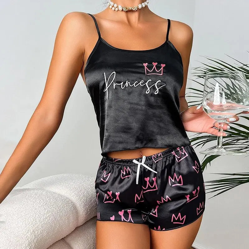 Stylish Satin Pyjama Set for Women – Alina-S-Nora Luxe