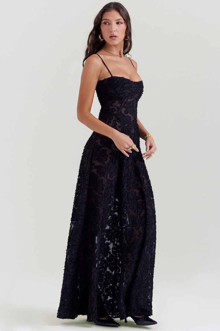 Stylish Sleeveless Dress – Viviana-Black-XS-Nora Luxe