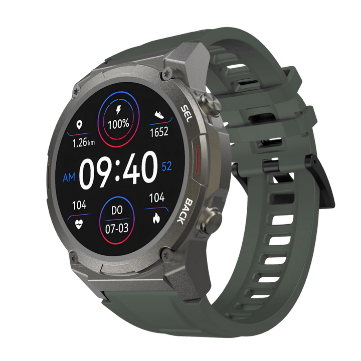 Stylish Smartwatch - Pulse XR-Dark green-Nora Luxe