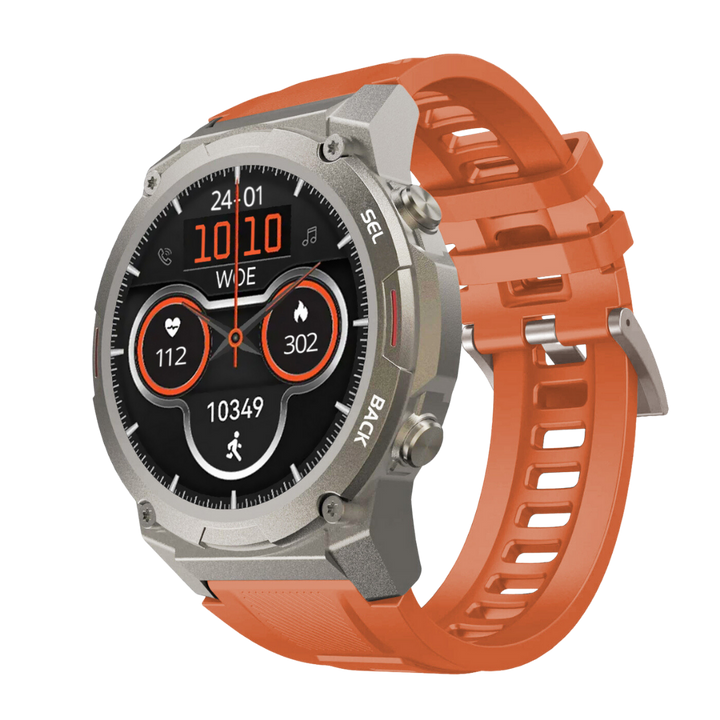 Stylish Smartwatch - Pulse XR-Orange-Nora Luxe