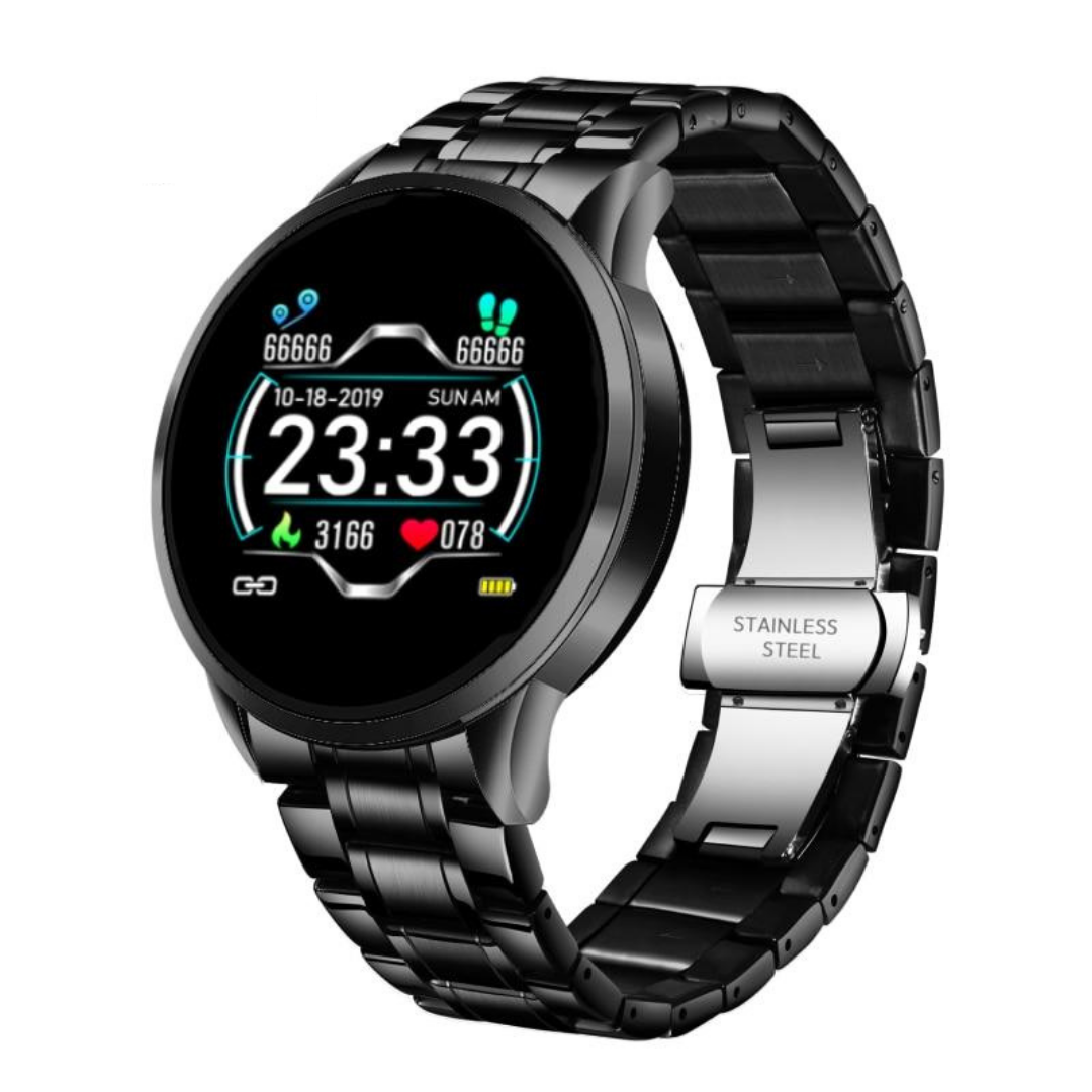 Stylish Smartwatch - TimelessTrack-Silver-Nora Luxe