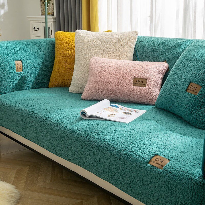 Stylish Sofa Cover - SofaRevive-Green-27.56″ × 27.56″-Nora Luxe