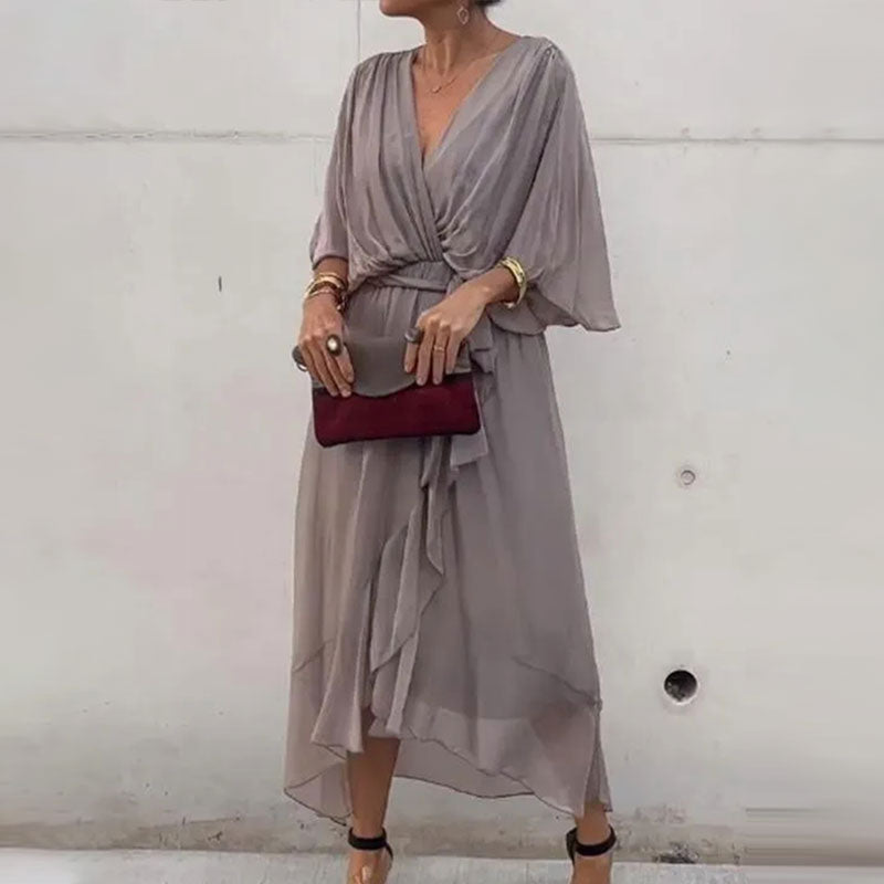 Stylish summer dress - Giulia-Gray-S-Nora Luxe