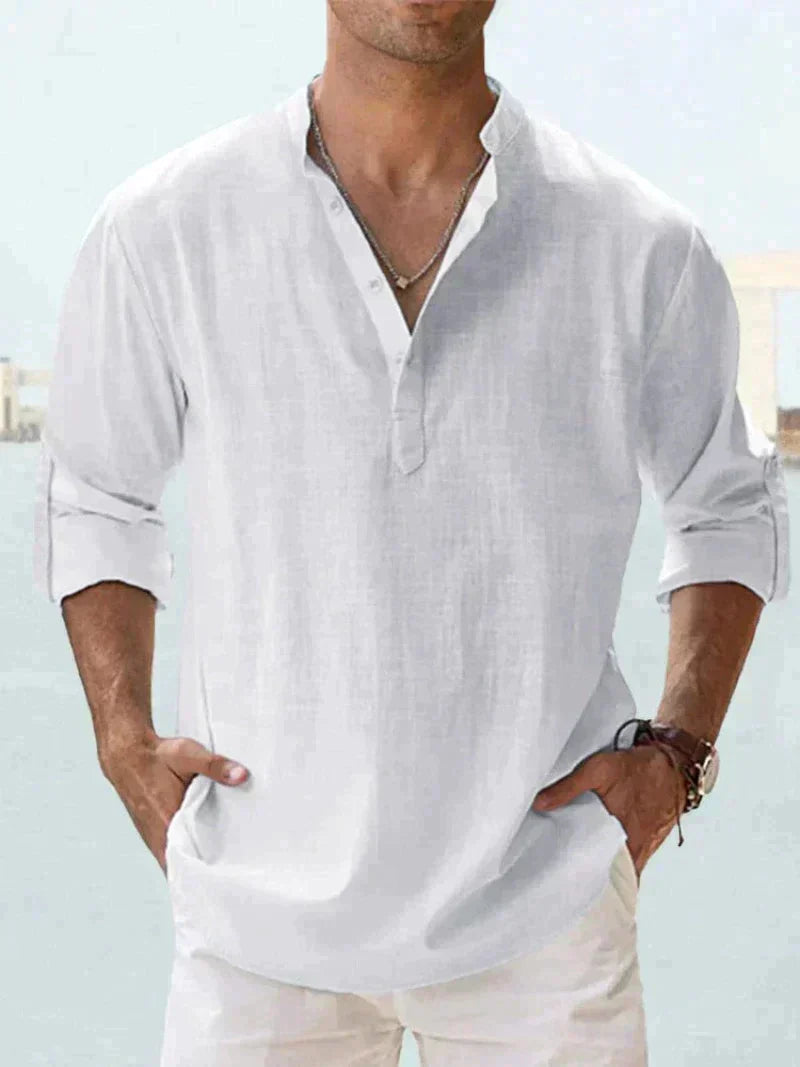 Stylish summer shirt for men (Buy 1, get 1 free) - Leo-White-S-The Livary