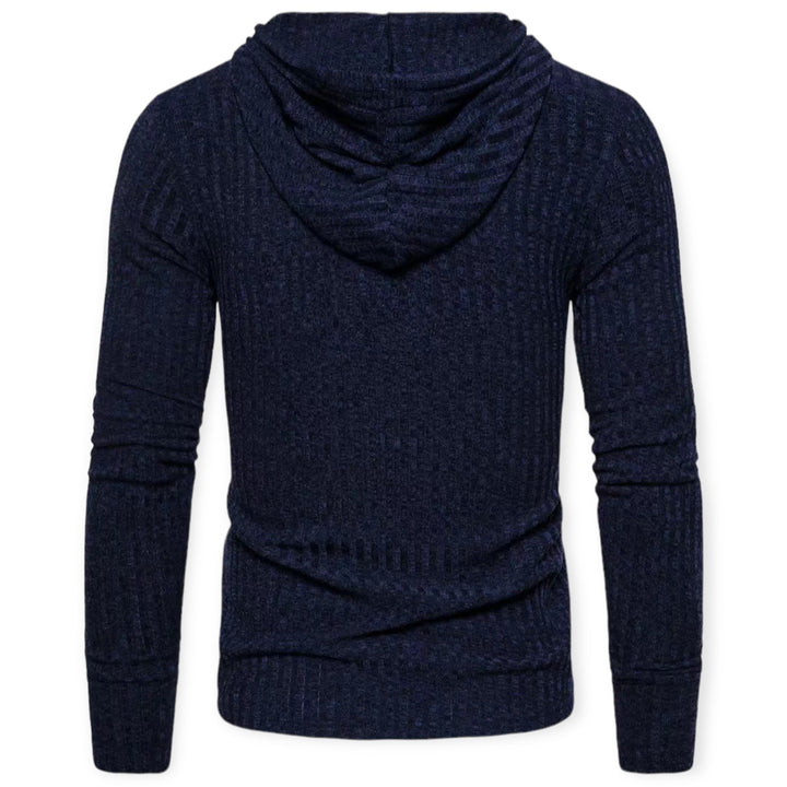 Stylish Sweater with Prints for Men - UrbanWild-Chestnut brown-S-Nora Luxe