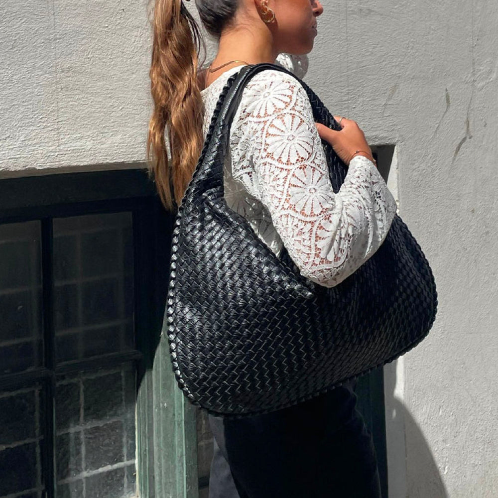 Stylish Tote Bag for Women - Elise-Black-Nora Luxe