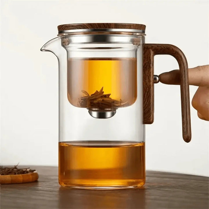 Stylish Transparent Teapot - ClearBrew-Nora Luxe