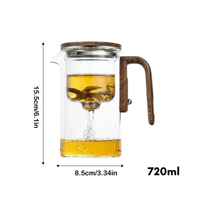 Stylish Transparent Teapot - ClearBrew-Nora Luxe
