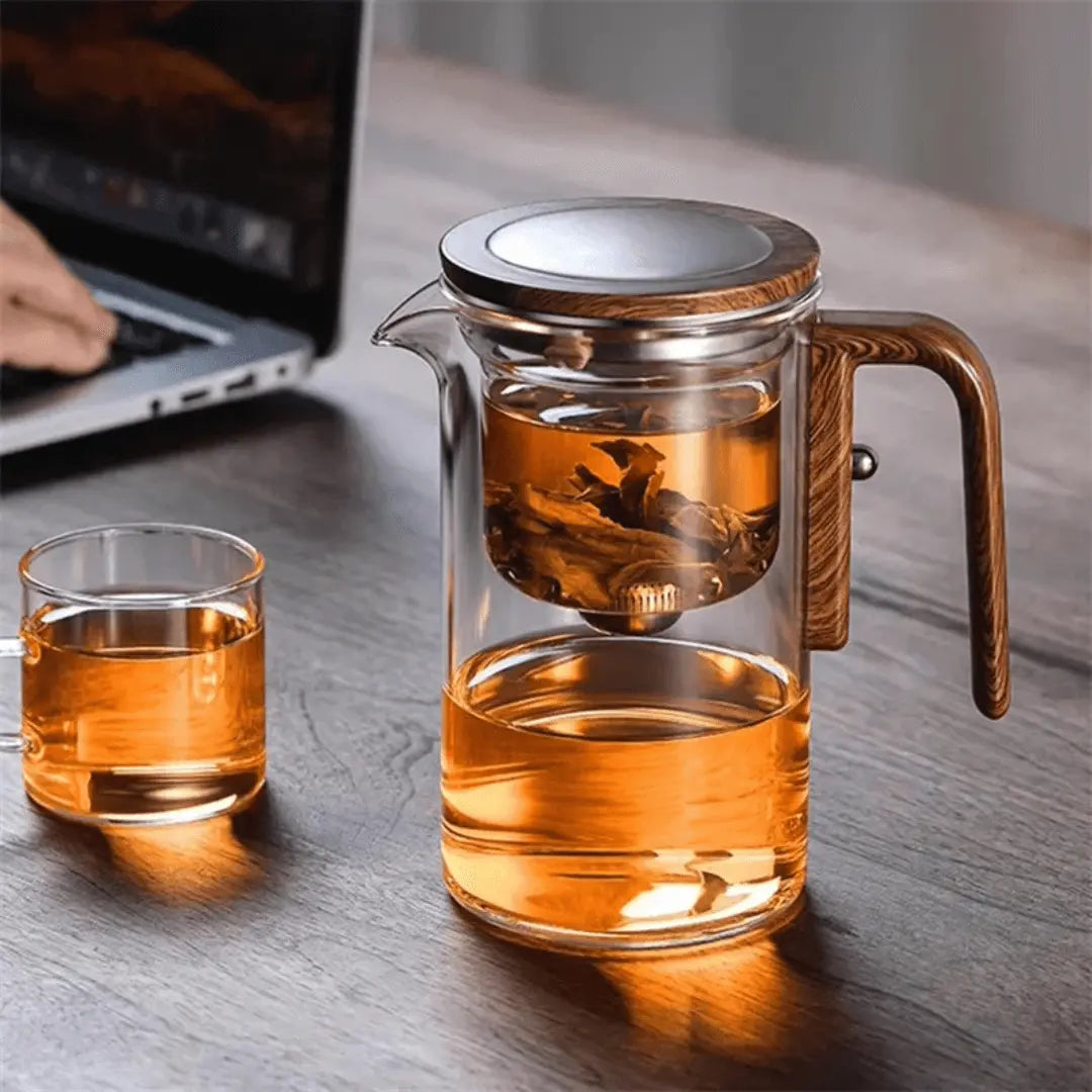 Stylish Transparent Teapot - ClearBrew-Nora Luxe