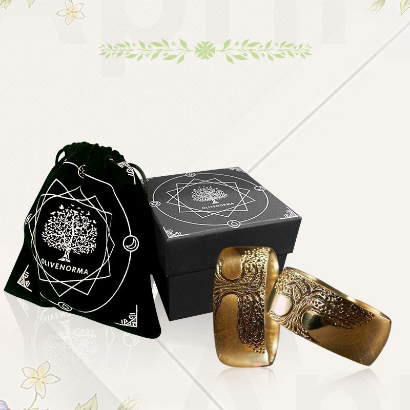 Stylish Tree of Life Ring - Lina-Gold-1.93 in-Nora Luxe