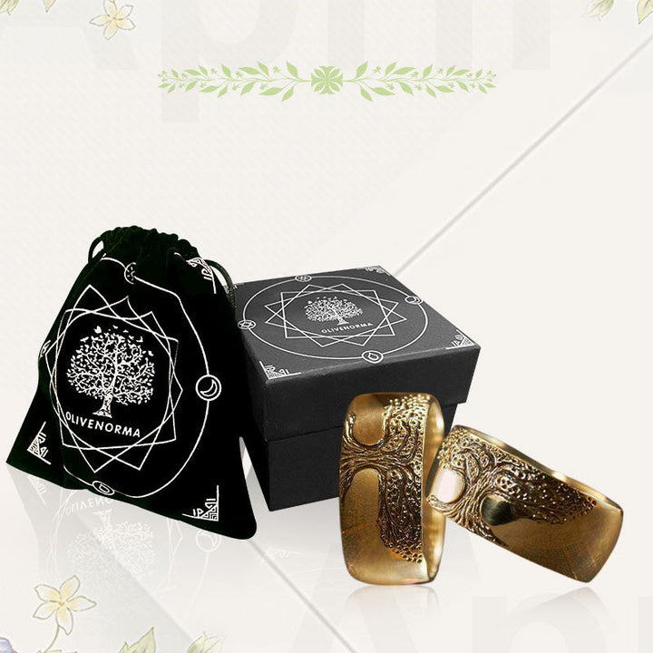 Stylish Tree of Life Ring - Lina-Gold-1.93 in-Nora Luxe