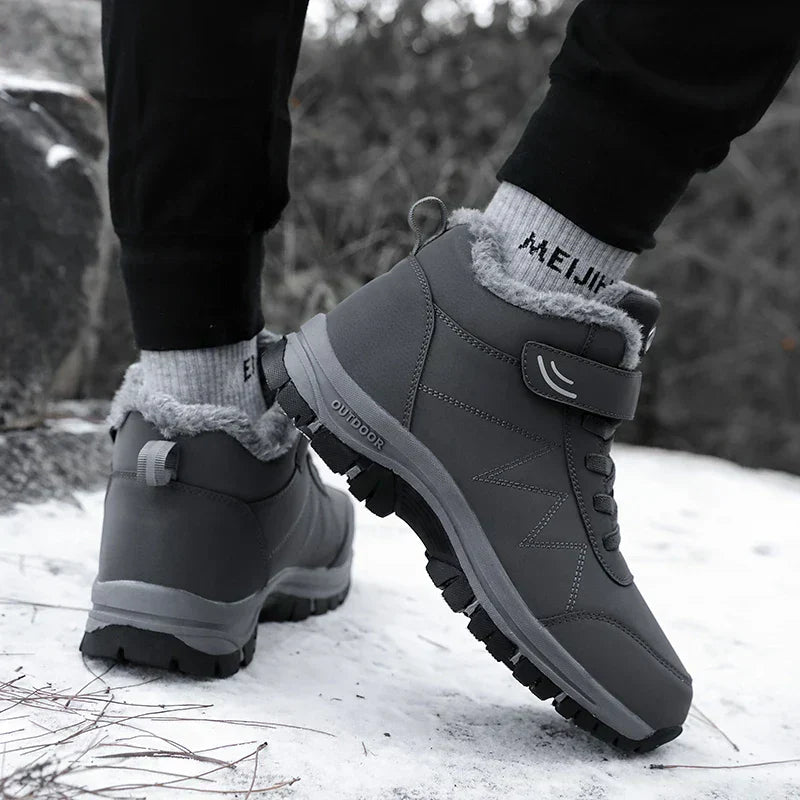 Stylish Waterproof Winter Sneakers - Avery-Black-3.0-Nora Luxe