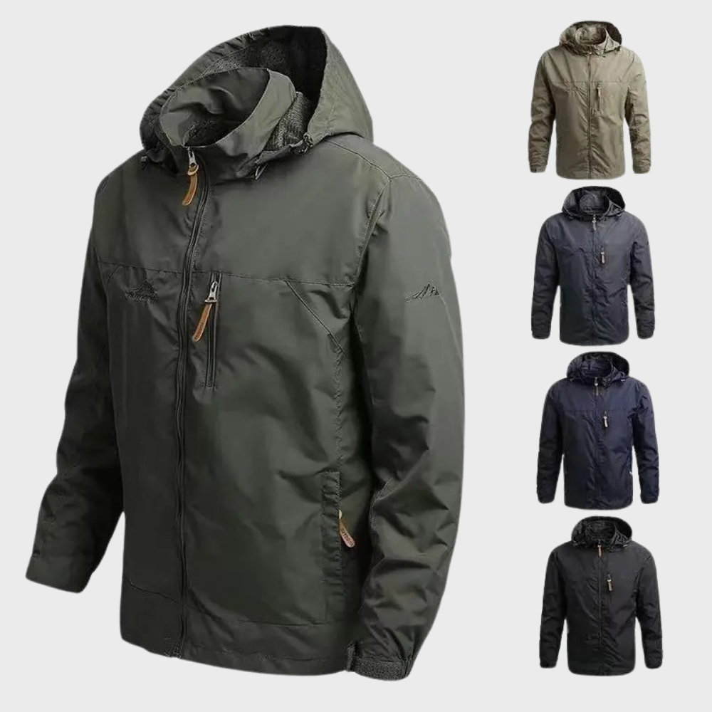 Stylish Windbreaker for Men - Luca-Black-M-Nora Luxe