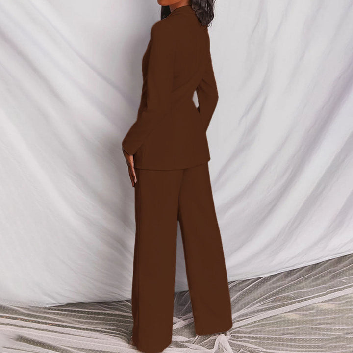Stylish Women's Trouser Suit - Isabella-Pink-S-Nora Luxe