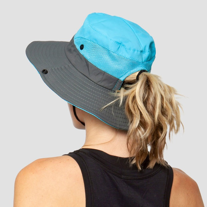 Stylish women's UV protection sun hat with a wide brim – Livia-Pink-Nora Luxe