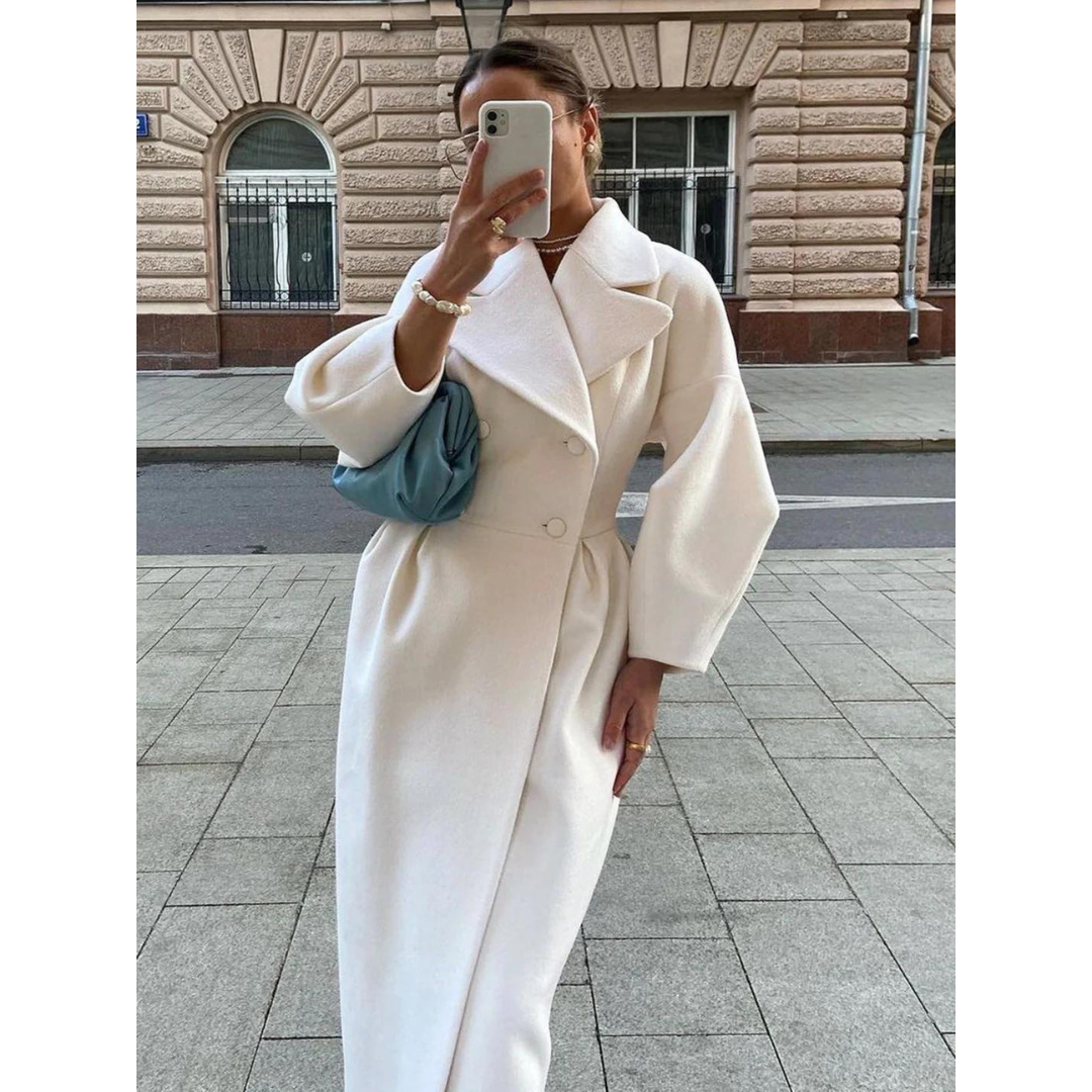 Stylish Women's Winter Coat - Victoria-White-S-Nora Luxe