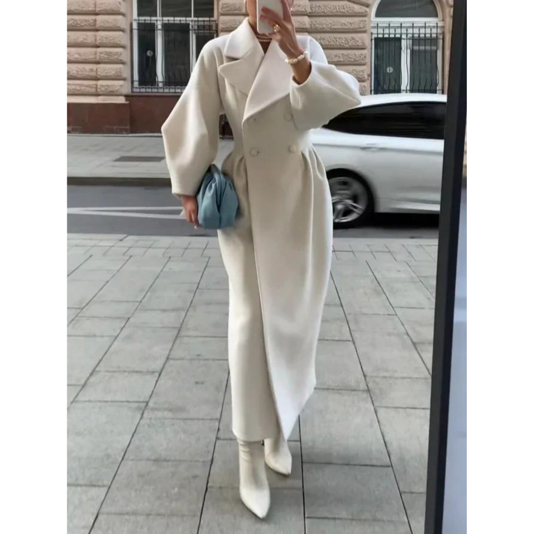 Stylish Women's Winter Coat - Victoria-White-S-Nora Luxe