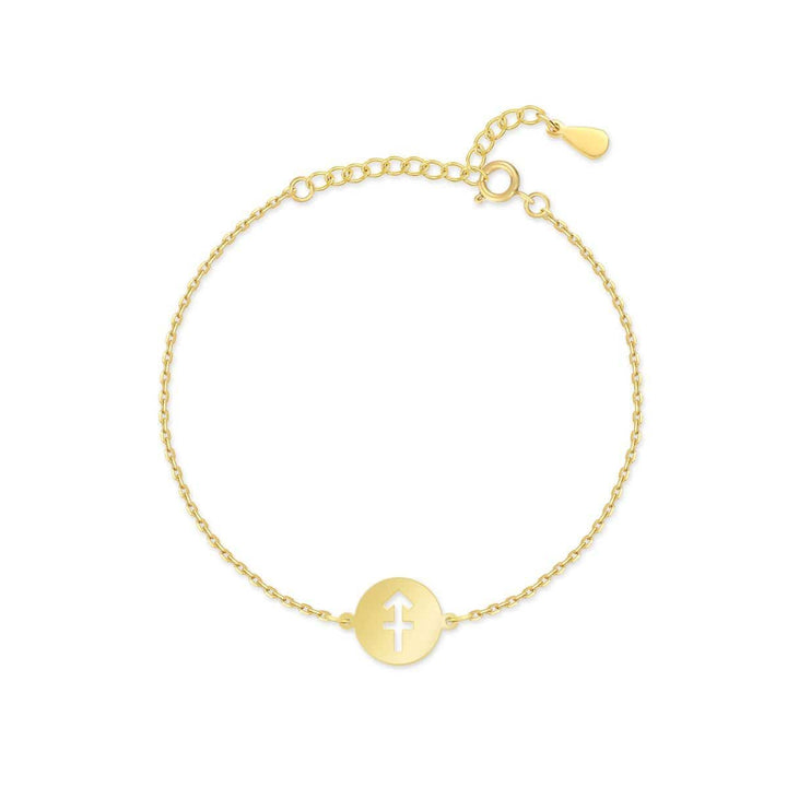 Stylish Zodiac Bracelet - Lyra-Gold-Sagittarius-Nora Luxe