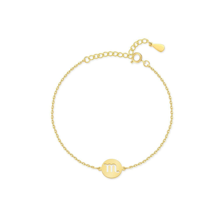 Stylish Zodiac Bracelet - Lyra-Gold-Scorpio-Nora Luxe