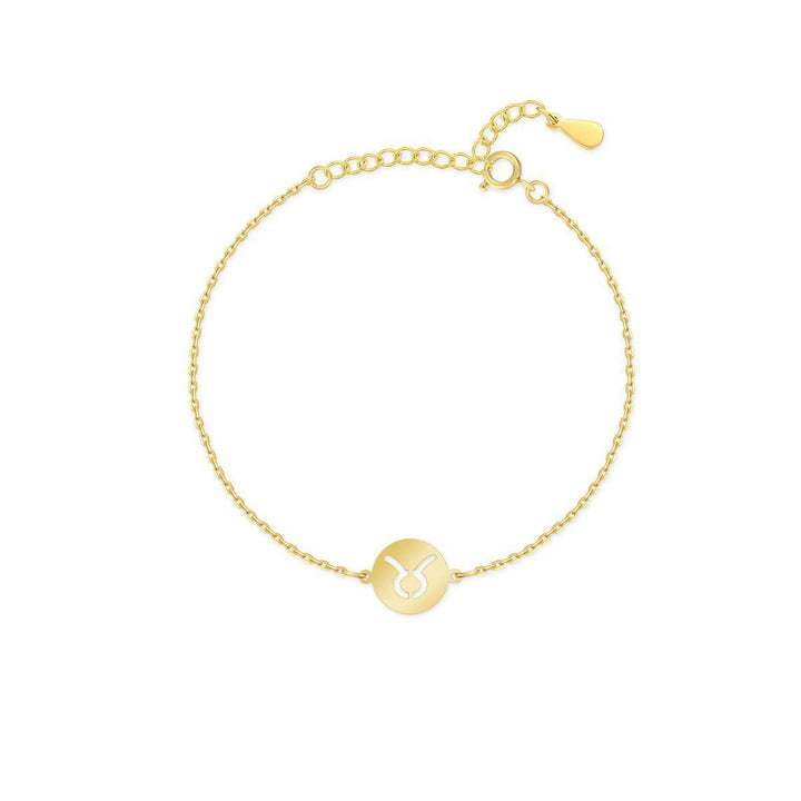 Stylish Zodiac Bracelet - Lyra-Gold-Taurus-Nora Luxe