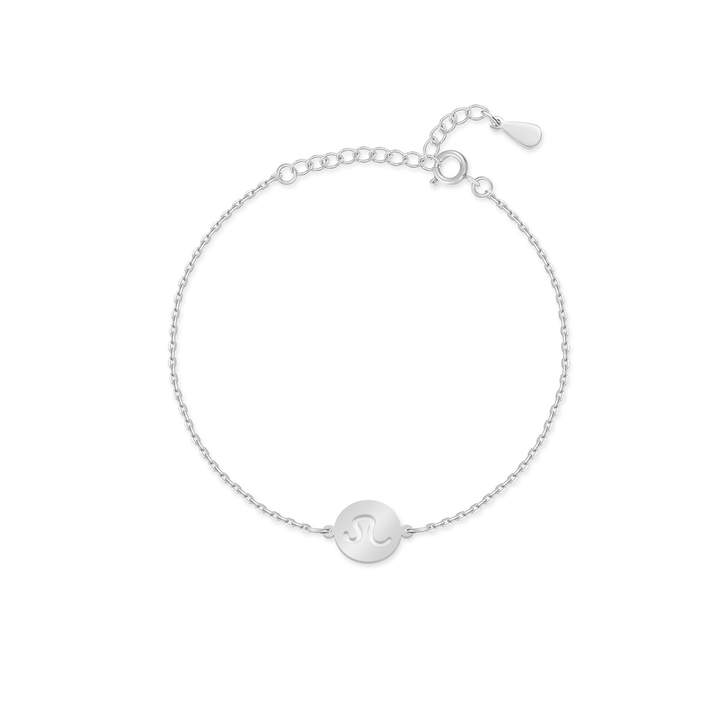 Stylish Zodiac Bracelet - Lyra-Silver-Leo-Nora Luxe