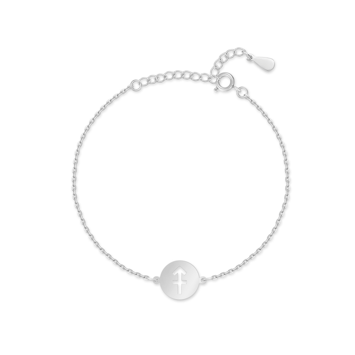 Stylish Zodiac Bracelet - Lyra-Silver-Sagittarius-Nora Luxe