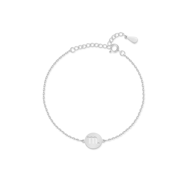 Stylish Zodiac Bracelet - Lyra-Silver-Scorpio-Nora Luxe