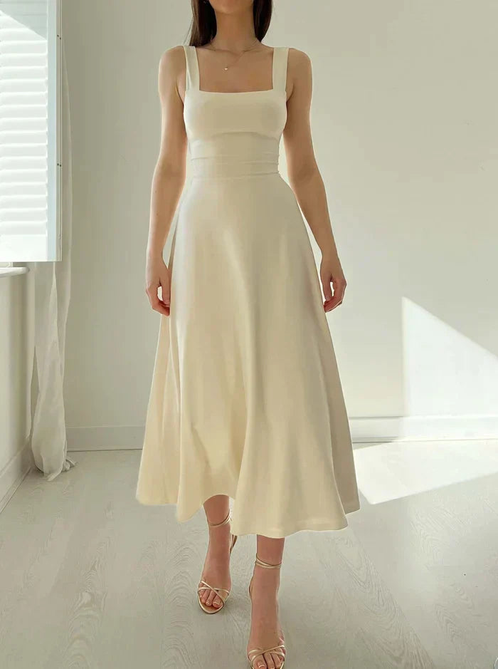 Summer dress – Florentine-White-XS-Nora Luxe