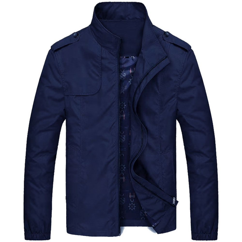Summer jacket for men – Matteo-Dark blue-S-Nora Luxe