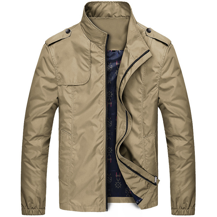 Summer jacket for men – Matteo-Khaki-S-Nora Luxe