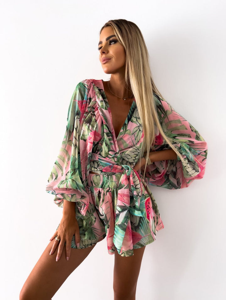 Summer Jumpsuit - Solara-Green-XS-Nora Luxe